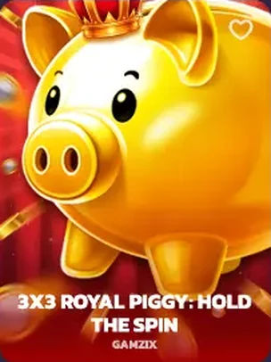 3x3 Royal Piggy: Hold the Spin